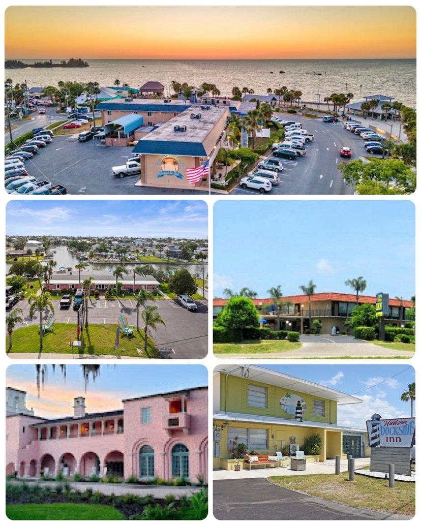 Waterfront inns and motels near the New Port Richey office